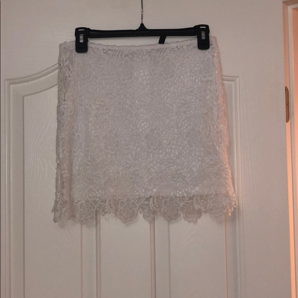 H&M white skirt